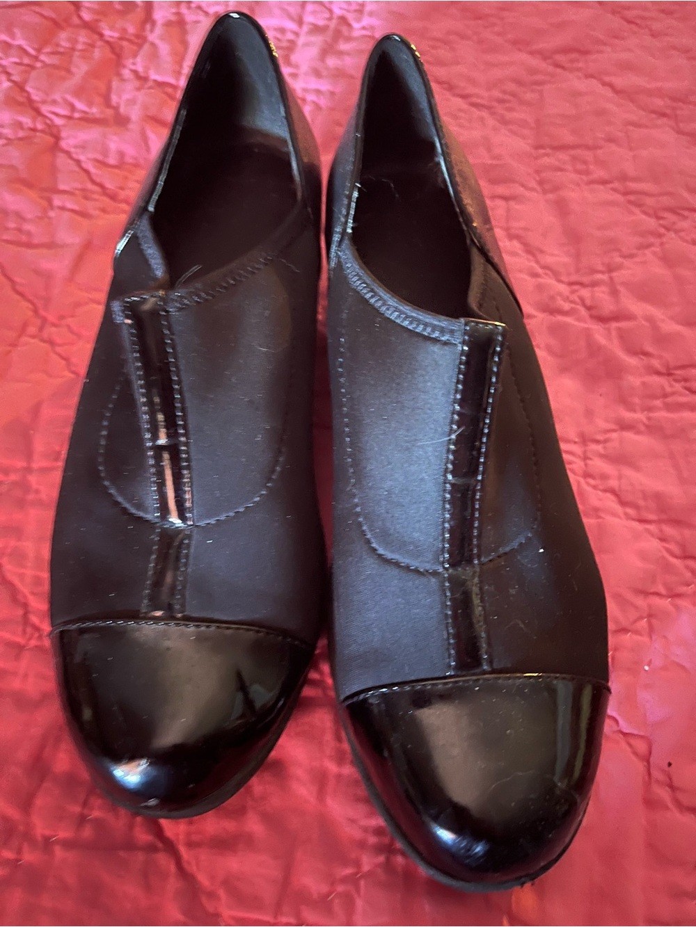 Brand Unknown Black Women's Wedge Slip-Ons size 10